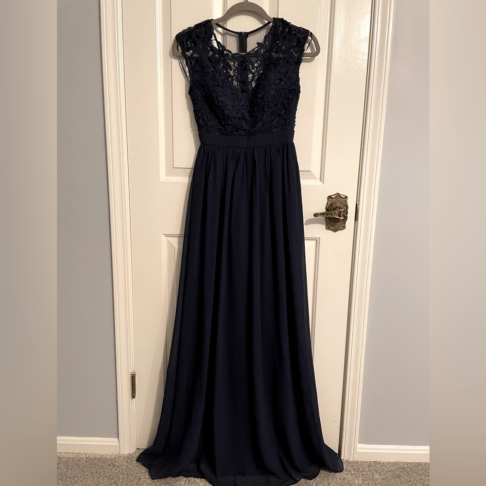 Navy Maxi Gown NWT